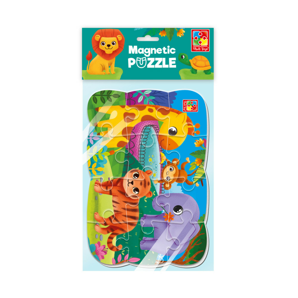 Фото, Відеоогляди гра розвиваюча vladi toys пазли м'які магнітні а5 малюк зможе "зоопарк" vt3205-90