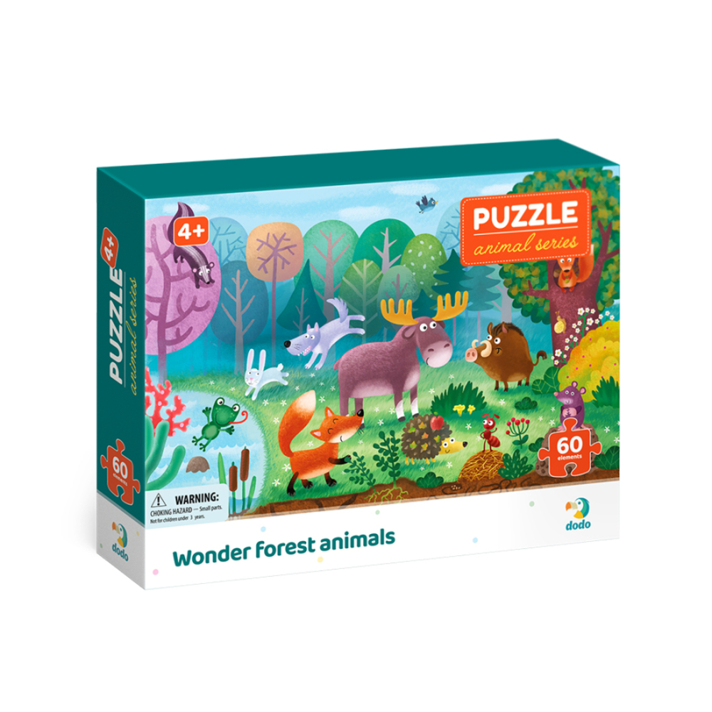 Фото, Видеообзоры пазл dodo диво-звірі у лісі