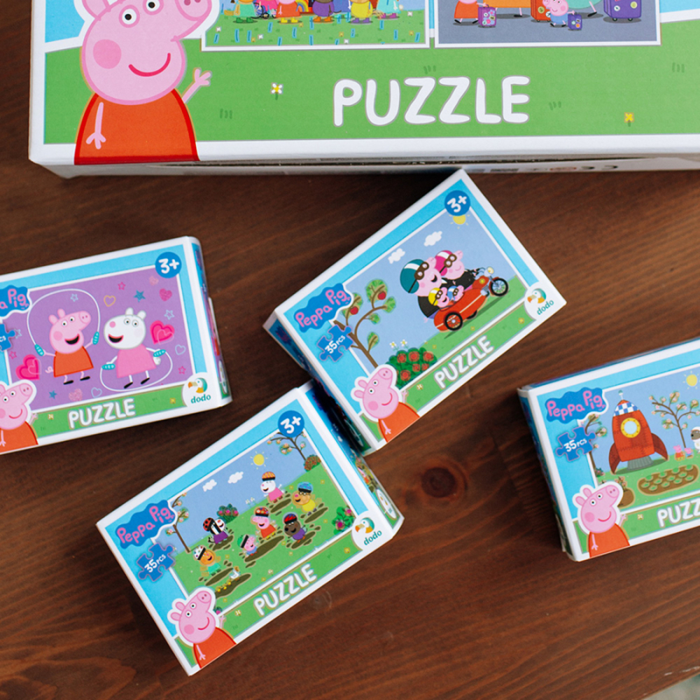 Фото, Відеоогляди пазл-міні dodo peppa pig подорож на мотоциклі