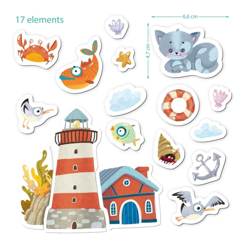 Фото, Відеоогляди магнітна гра dodo котик-морячок