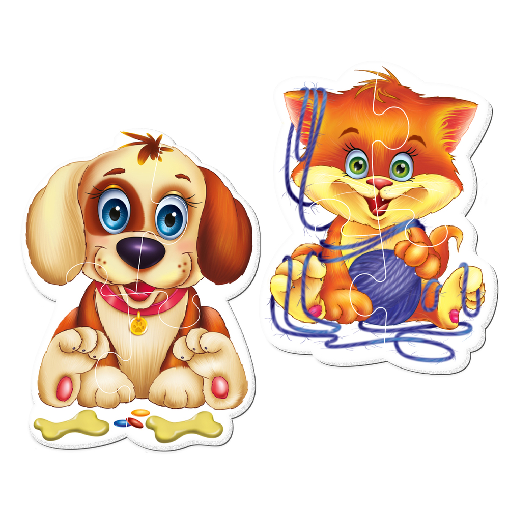 Фото, Відеоогляди гра розвиваюча vladi toys магнітні бейбі пазли. домашні улюбленці vt3208-19