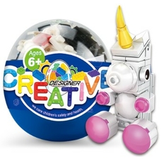 Конструктор wg01-5 капсульна міні звірюшка - єдиноріг Конструктор wg01-5 капсульна міні звірюшка - єдиноріг