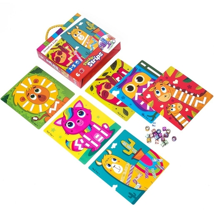 Фото, Відеоогляди набір для творчості з декоративним скотчем «sticky strips. лама» vladi toys vt4433-04