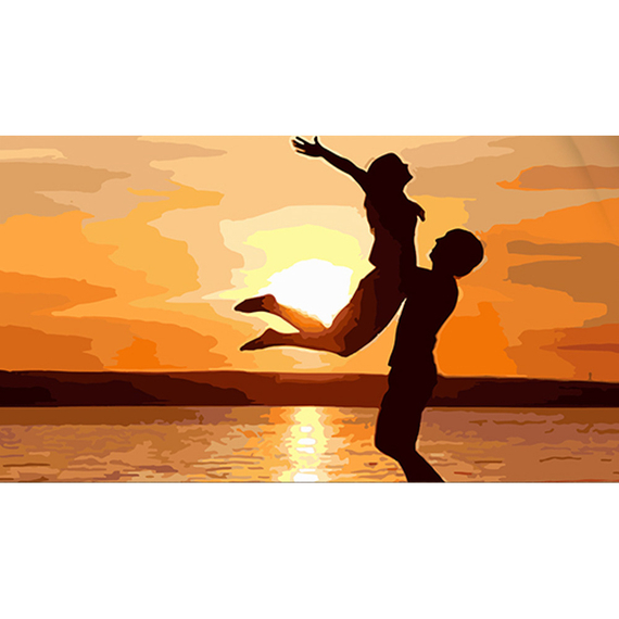 Отзывы  картина за номерами strateg вільні та закохані розміром 50х25 см (ww174)