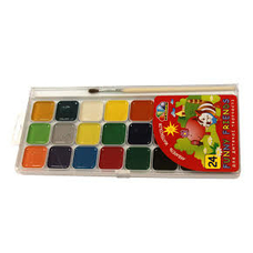 Акварель мед.н/сух.24кол з пенз Веселі друзі 312081/200108