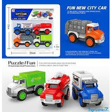 Набір машин 654А (72/2) інерція, 4 штуки в пакеті