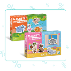 Набір магнітів Dodo Котики та тваринки