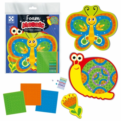 Фото, Відеоогляди набір для творчості vladi toys зі м'якою мозаїкою та стразами «чарівні комашки» vt4511-23