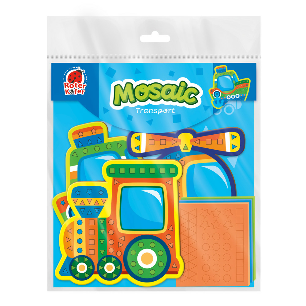 Фото, Видеообзоры набір для творчості roter käfer м'яка мозаїка. транспорт.rk8010-10