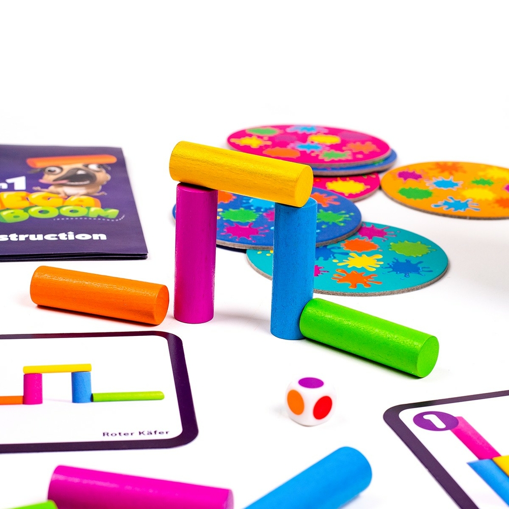 Фото, Відеоогляди гра настільна з дерев'яними фігурками «mega boom» rw2019