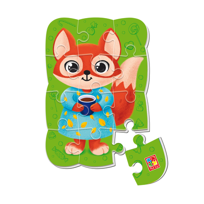 Фото, Видеообзоры гра розвиваюча vladi toys пазли м'які магнітні а5 малюк зможе "лисиця" vt3205-92