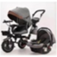 Дитячий триколісний велосипед з автокріслом GS-X08 П2 з козирком трицикл трансформер.