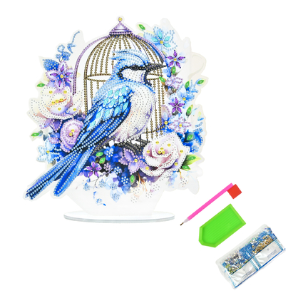 Фото, Видеообзоры алмазна мозаїка strateg преміум вільний політ на підставці розміром 25х25 см (yklz15277)