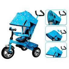 Велосипед M 0202 (1шт) EVA Foam, три колеса, голубой