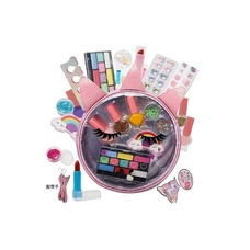 Косметика LD6052 (72/2) тіні, лаки, помади, аплікатори, глітери, баф, нігті, розділювач, сумочка