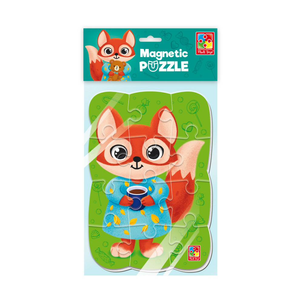 Фото, Видеообзоры гра розвиваюча vladi toys пазли м'які магнітні а5 малюк зможе "лисиця" vt3205-92