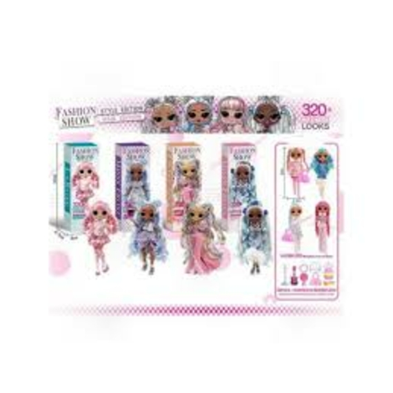 Лялька АА1634 (288/2) 4 види, 23см, аксесуари, в коробці