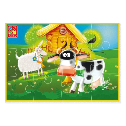 Фото, Відеоогляди гра розвиваюча vladi toys м'які пазли а5 малюк зможе "ферма"