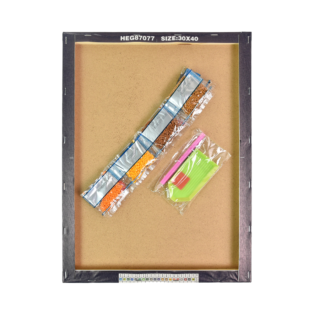 Фото, Відеоогляди алмазна мозаїка strateg преміум пара песиків розміром 30х40 см (heg88131)