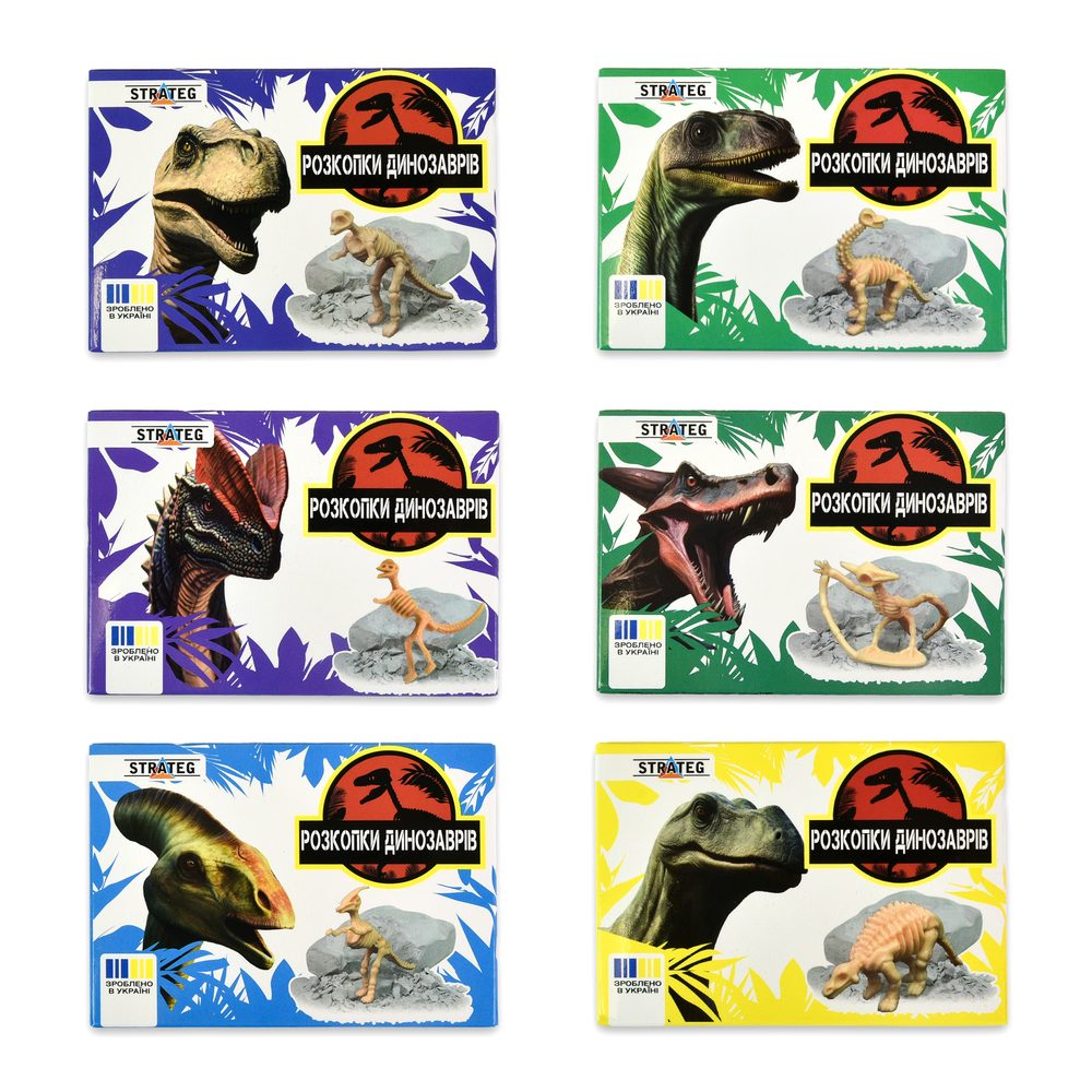Фото, Видеообзоры набір для  творчості "розкопки динозаврів" strateg (31003)