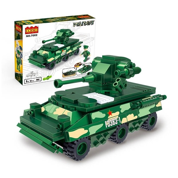 Конструктор Cogo Military Військовий вертоліт 7916, армія, 191 деталь