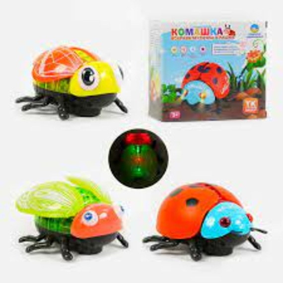 Комашка ТК 74125 (72/2), 3 види, підсвіч, пісня, колесо вільного ходу