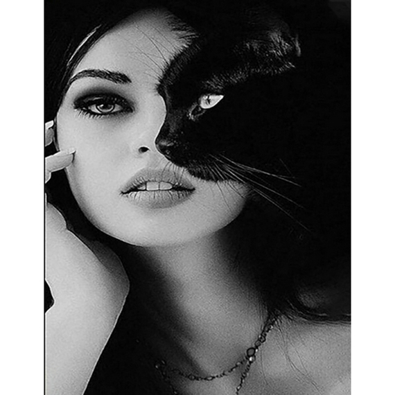 Отзывы  алмазна мозаїка strateg преміум чорно-білі погляди без підрамника розміром 40х50 см  (jsfh85898)