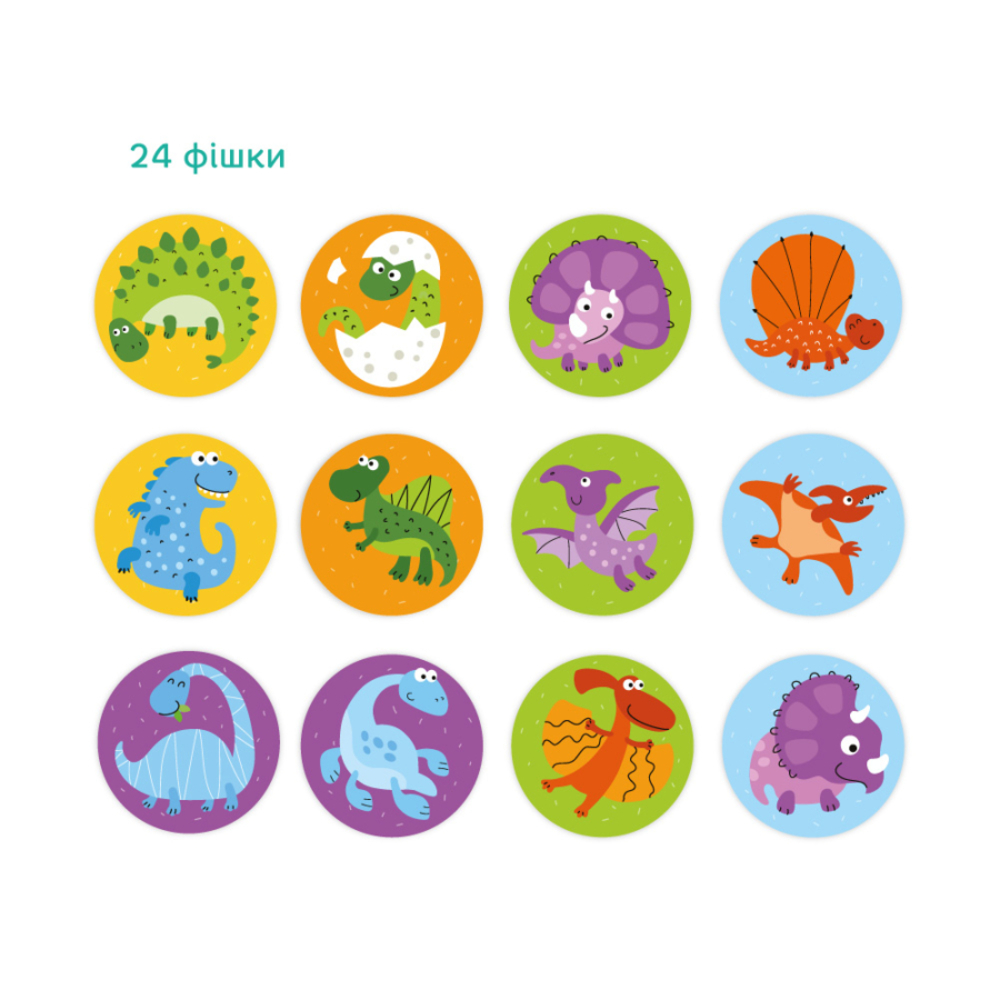 Фото, Відеоогляди настільна гра-мемо dodo динозаври