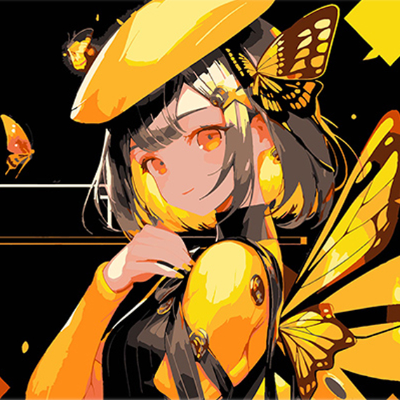 Отзывы  картина за номерами strateg преміум аніме дівчинка-метелик на чорному фоні розміром 30х30 см (sh3030-17)