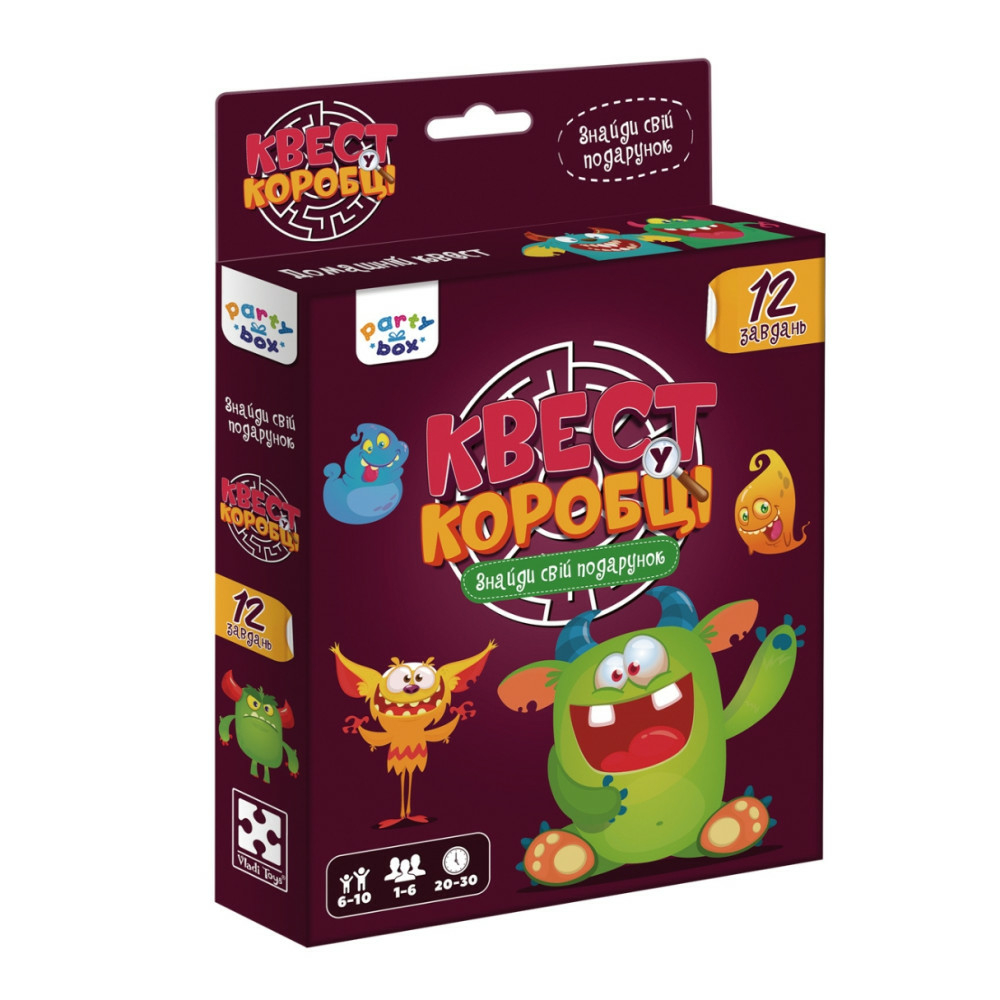 Фото, Відеоогляди гра настільна vladi toys розважальна. квест у коробці монстри vt5902-02