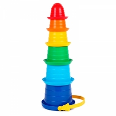 Іграшка пірамідка "Сомбреро 2 ТехноК", арт.2674 Іграшка пірамідка "Сомбреро 2 ТехноК", арт.2674