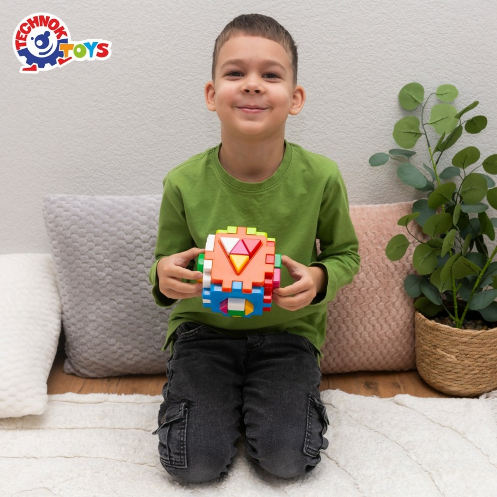 Фото, Відеоогляди іграшка куб "розумний малюк логіка 2 технок", арт.2469