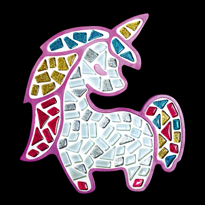 Фото, Видеообзоры набір для творчості скляна мозаїка «єдиноріг» для дітей mosaaro ma7004