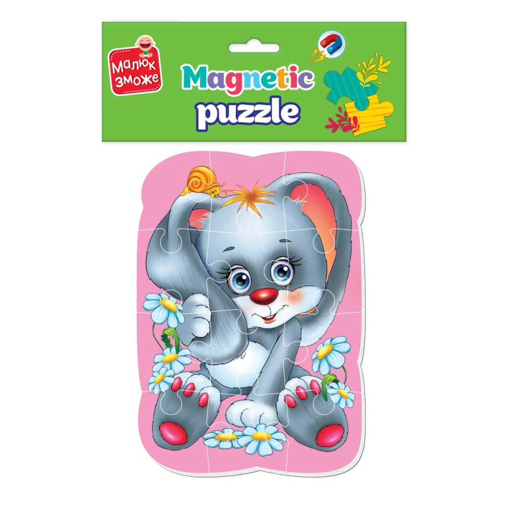 Фото, Відеоогляди магнітні пазли а5 «зайчик» vt3301-03