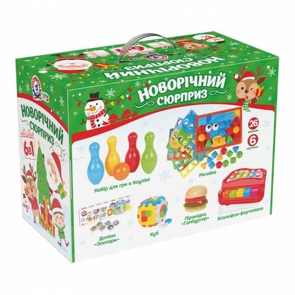 Фото, Відеоогляди новорічний набір іграшок технок, арт.8829