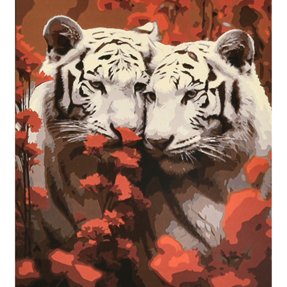 Фото, Видеообзоры картина за номерами strateg преміум велич і ніжність з лаком та рівнем розміром 40х50 см (va-4679)