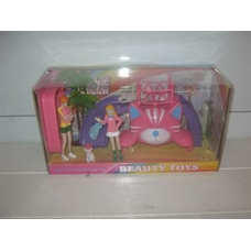 Ігрова площадка 61-34 Н (48шт) фигурки, гірка, дерево, в кор-ке, 29,5-15-11см