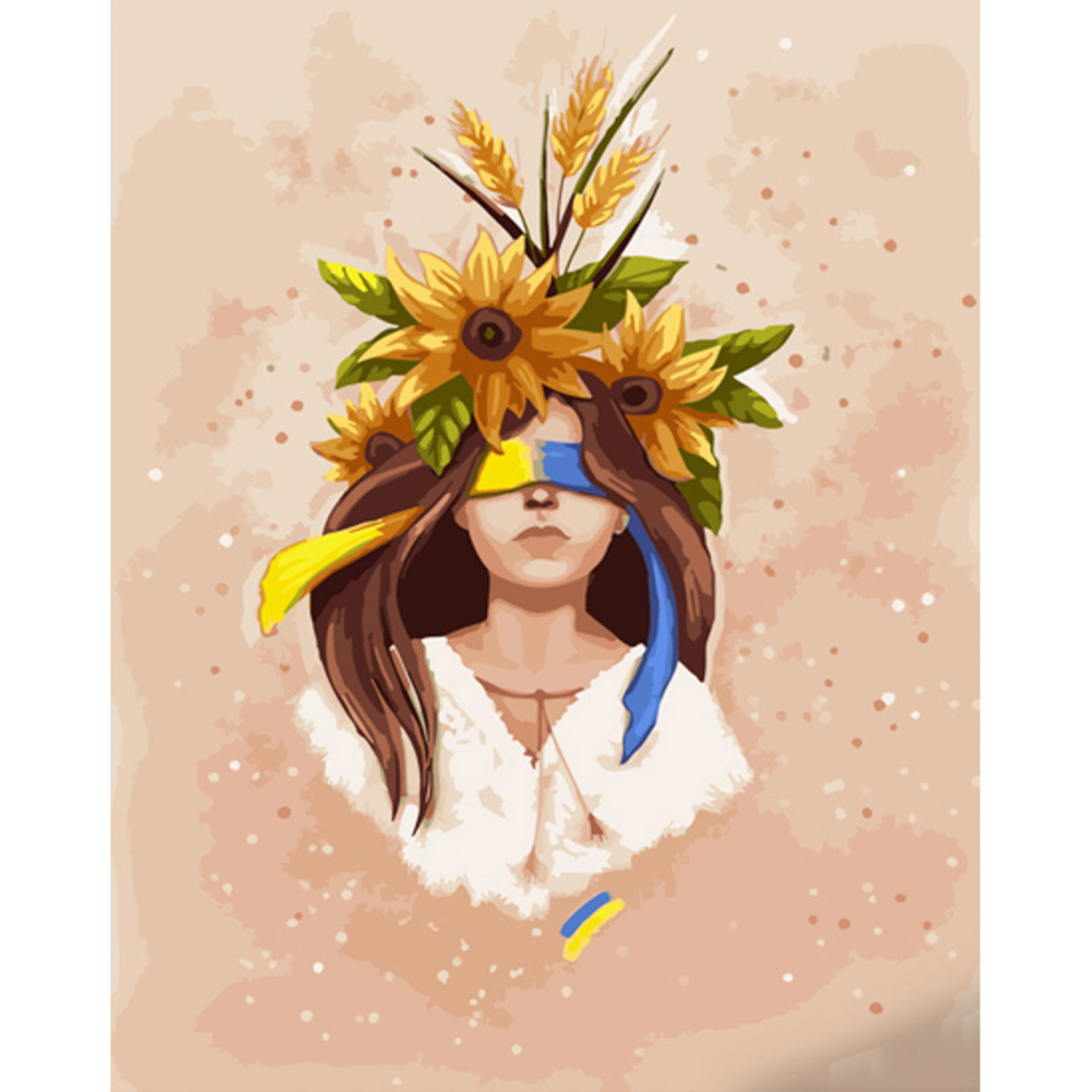 Фото, Видеообзоры картина за номерами strateg преміум українська провидиця розміром 40х50 см (gs825)