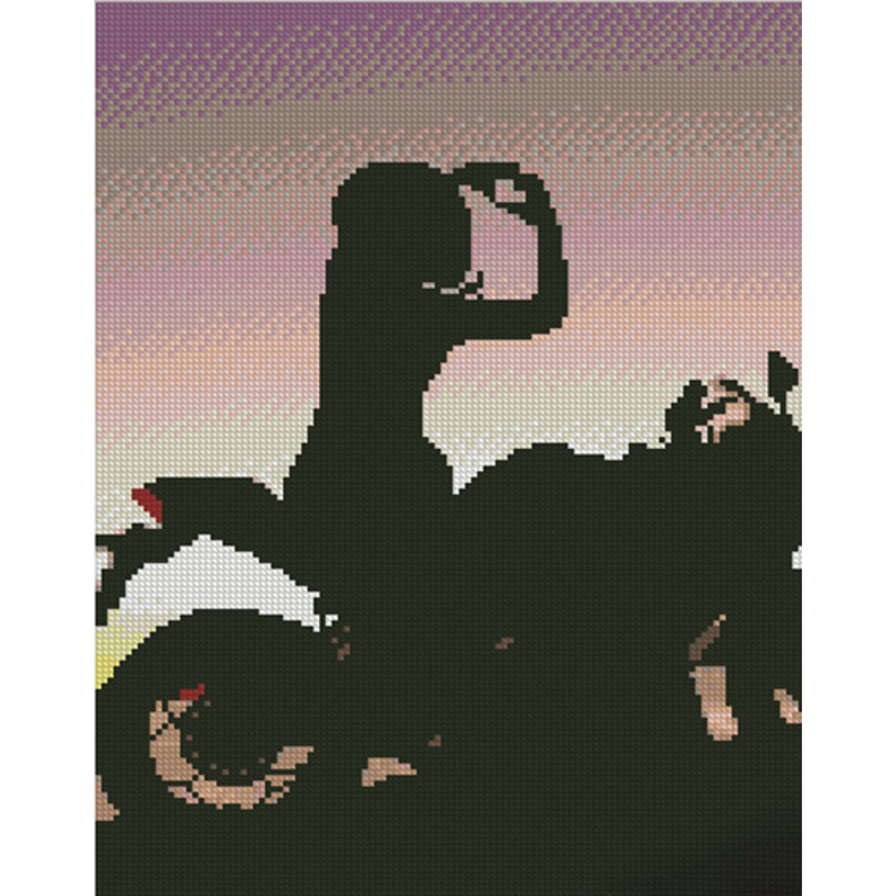 Фото, Видеообзоры алмазна мозаїка strateg преміум серце від байкера розміром 30х40 см (kb069)