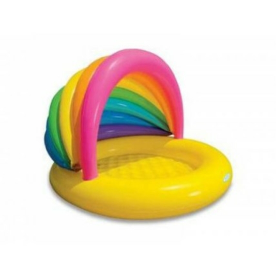 Басейн 57420 (3шт) радуга, навес, 155-135-104см