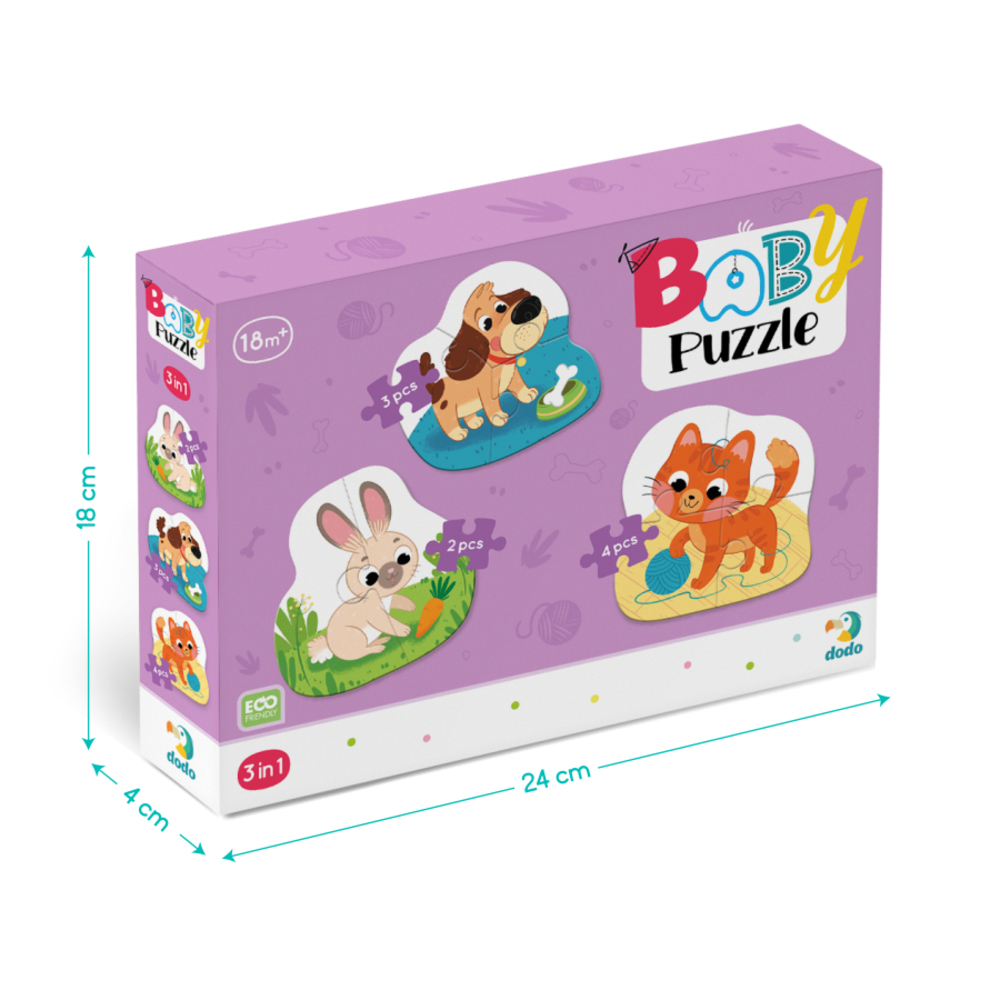 Фото, Видеообзоры пазл 3в1 dodo домашні тварини