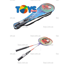 Бадмінтон BT-BPS-0054 №F714 безшовній 2 ракетки в сумці 2кольори./30/