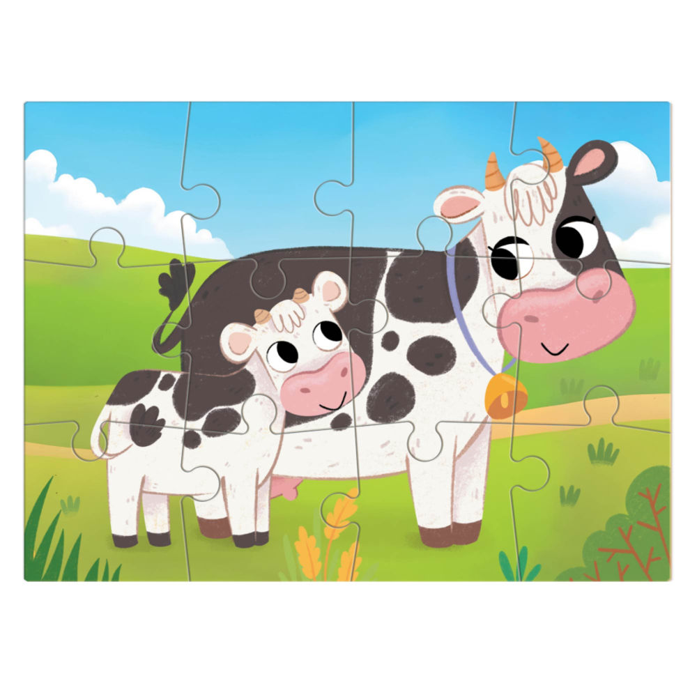 Фото, Відеоогляди пазл dodo завжди разом корівки