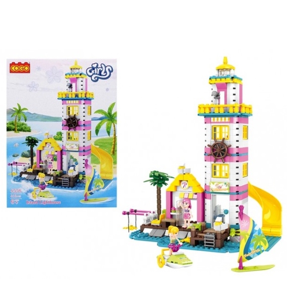 Конструктор COGO Girls 4556 (будинок на пляжі) 412 деталей