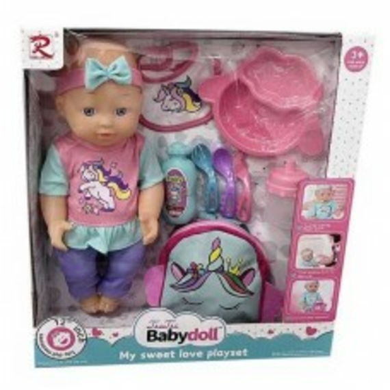 Пупс 6809 (24), п'є з пляшечки, ходить у горщик, аксесуари, 32см, у коробці