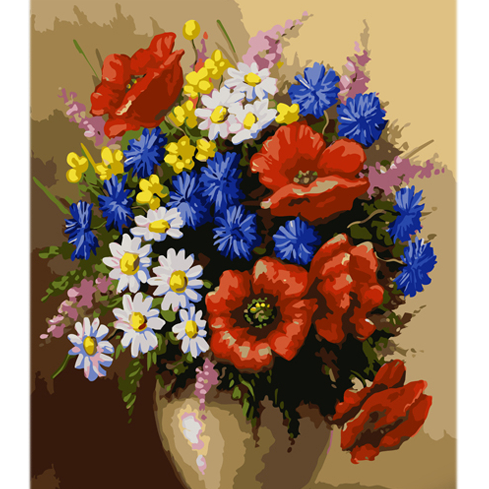 Фото, Відеоогляди картина за номерами strateg природа у своїй красі на кольоровому фоні розміром 40х50 см (mz041)