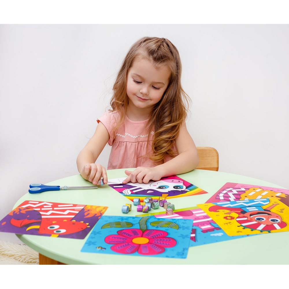 Фото, Відеоогляди набір для творчості з декоративним скотчем «sticky strips. єдиноріг» vladi toys vt4433-03