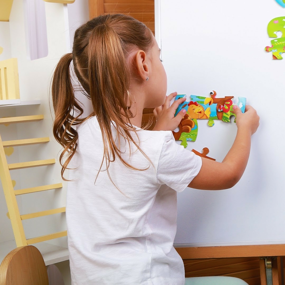 Фото, Відеоогляди пазли на магніті а5 "курочка та курча" vt3205-78