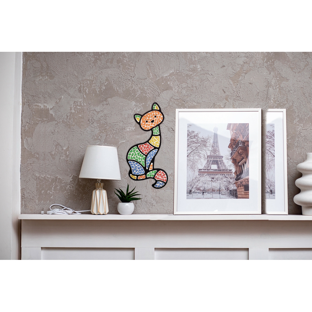 Фото, Відеоогляди набір для творчості скляна мозаїка «кіт» mosaaro ma3002