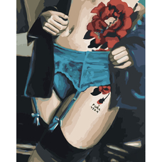 Картина за номерами Strateg ПРЕМІУМ Спокуслива квітка розміром 40х50 см (GS1195) Картина за номерами Strateg ПРЕМІУМ Спокуслива квітка розміром 40х50 см (GS1195)